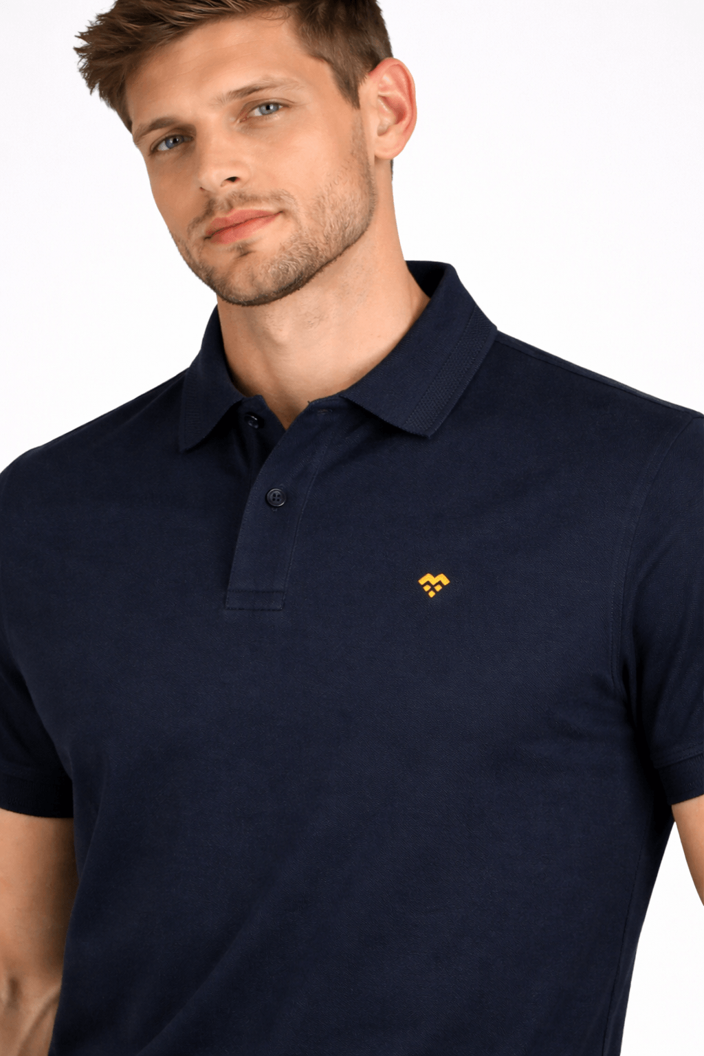 Premium Pink and Navy Blue Polo T-Shirts - Image 2