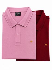 Pink and Maroon