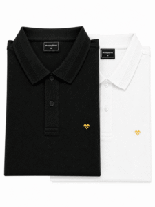 Premium Black and White Polo T-Shirts